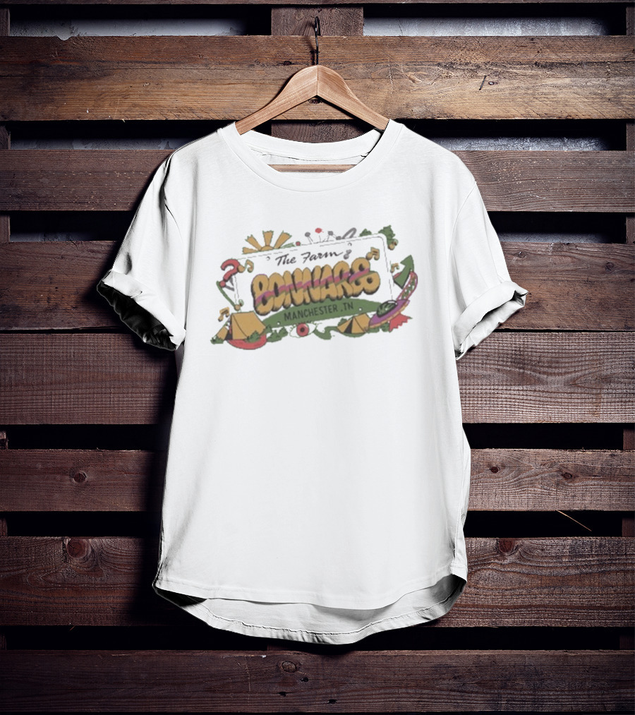 The Farm Bonnaroo Manchester TN 2026 Camping Festival T-Shirt