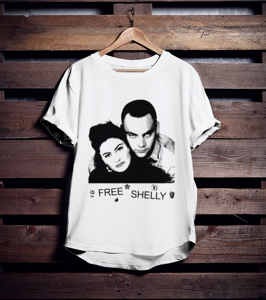 FREE SHELLY Twin Peaks Iconic Characters T-Shirt
