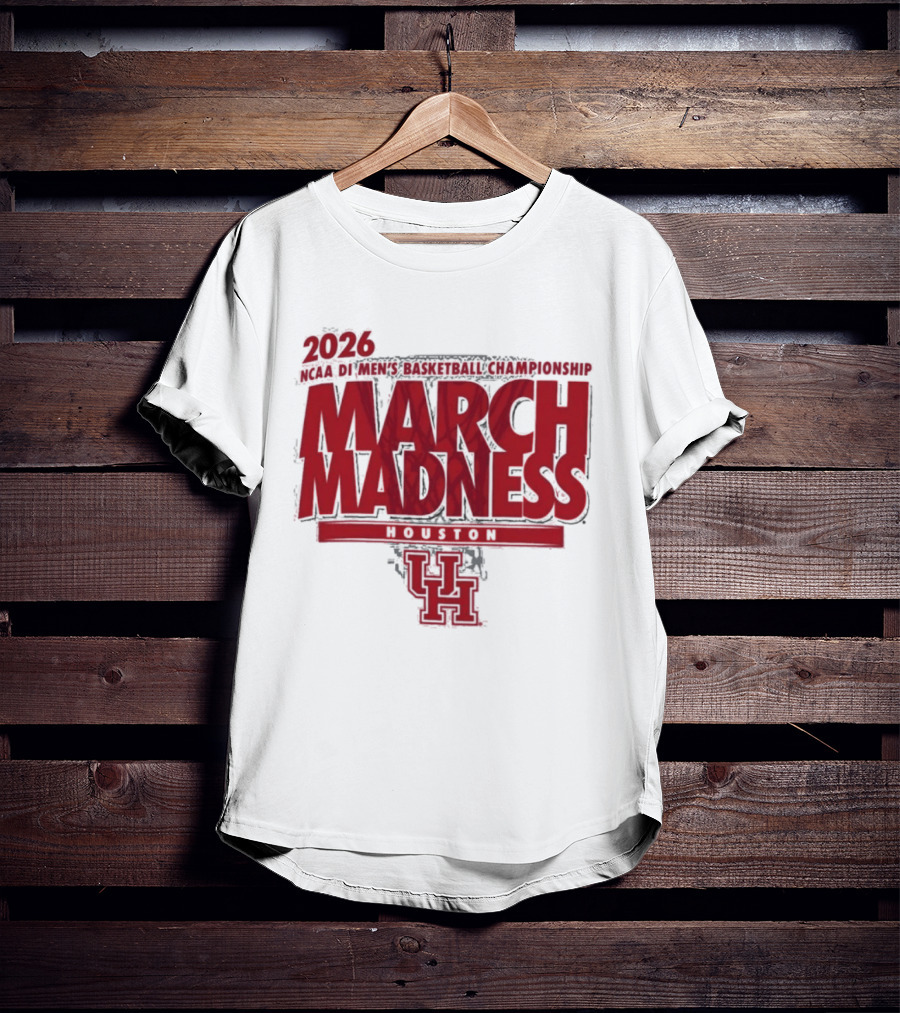 2026 NCAA Men's Basketball Houston March Madness UH T-Shirt