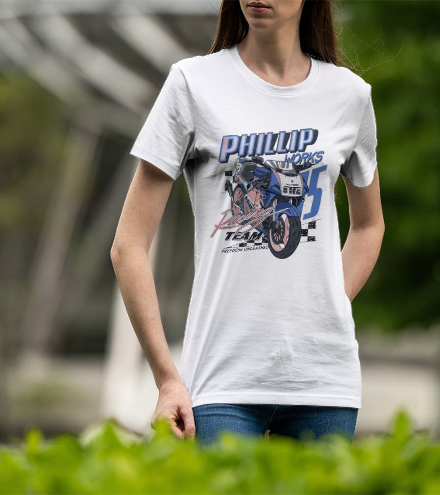 Phillip Works Racing Motorcycle 15 T-Shirt