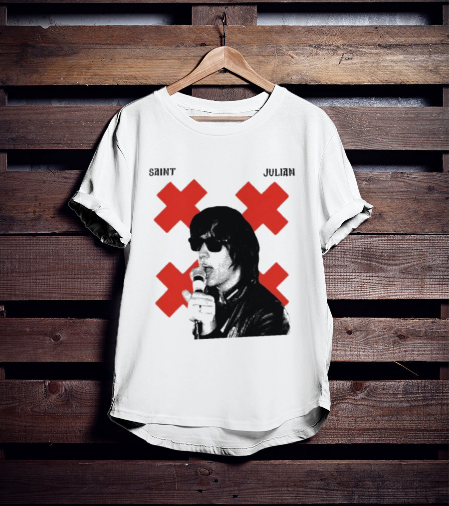 Saint Julian Ccasablancas Red X T-Shirt