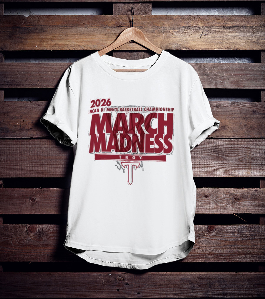 Troy Men's Basketball NCAA 2023 March Madness Championship Tournament T-Shirt