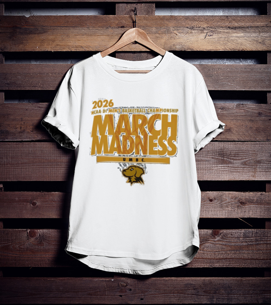 UMBC 2018 Men's Basketball March Madness Retrievers NCAA Tournament Upset Victory T-Shirt