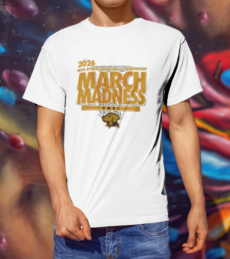 UMBC 2018 Men's Basketball March Madness Retrievers NCAA Tournament Upset Victory T-Shirt