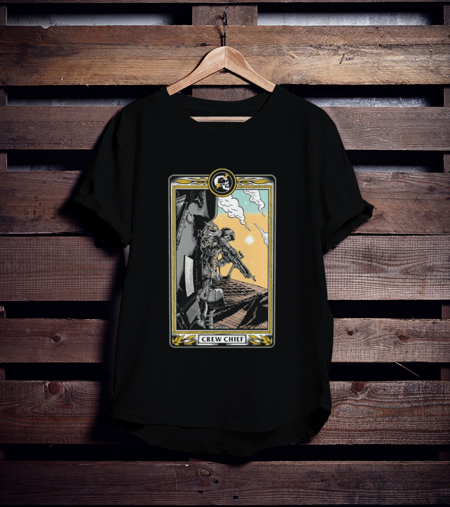 Crew Chief Otx Nation Tactical Helicopter Operator T-Shirt