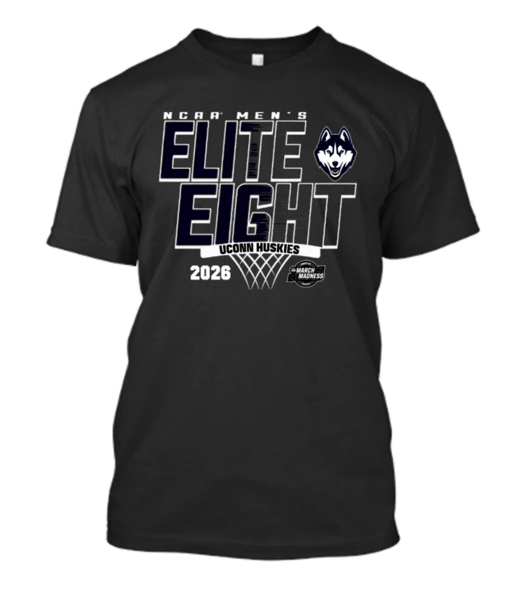 UConn Huskies 2026 NCAA Men's Elite Eight March Madness Basketball T-Shirt