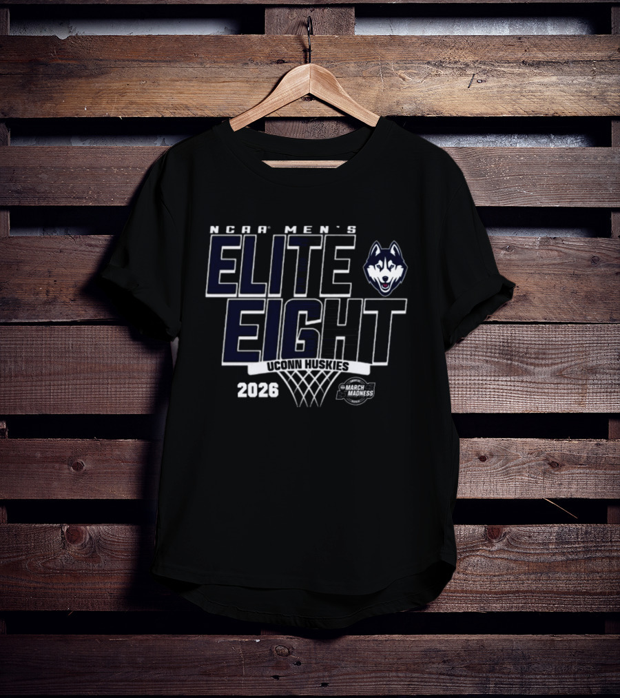 UConn Huskies 2026 NCAA Men's Elite Eight March Madness Basketball T-Shirt