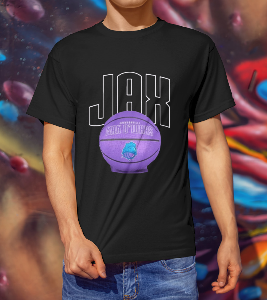 Jacksonville JAX Man O'Wars Basketball Team T-Shirt