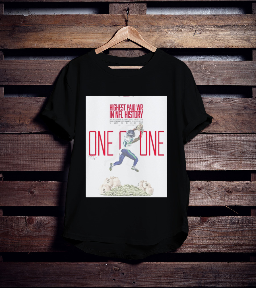 Jaxon Smith Njigba Seattle Seahawks One Of One Highest Paid WR In NFL History T-Shirt