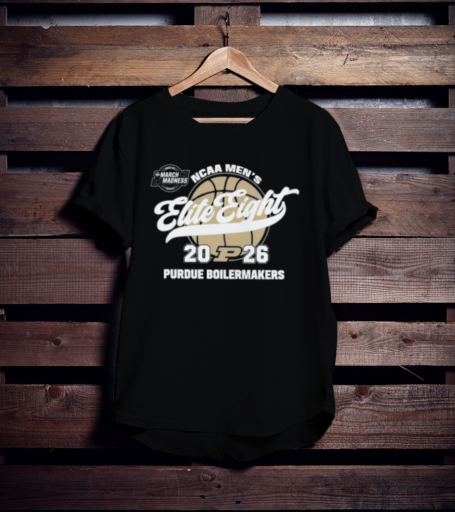Purdue Boilermakers 2026 NCAA Men's Elite Eight Basketball Tournament March Madness T-Shirt