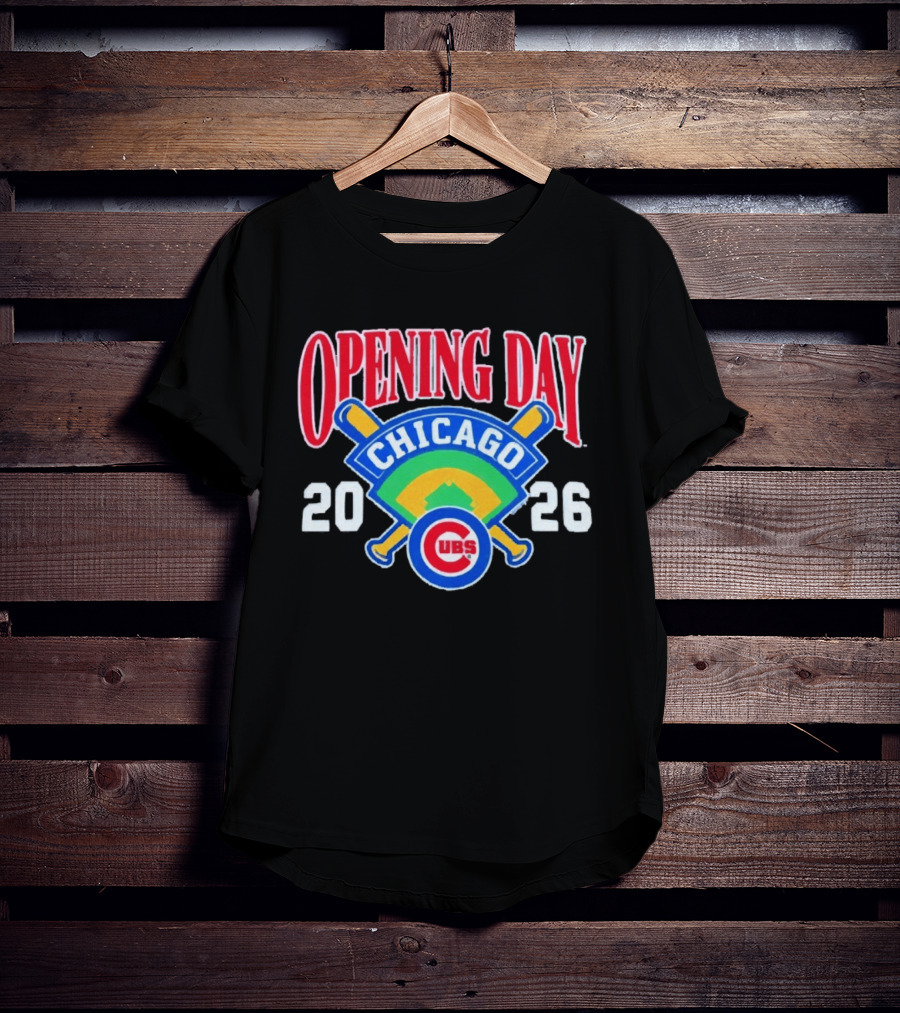 Chicago Cubs 2026 MLB Opening Day T-Shirt