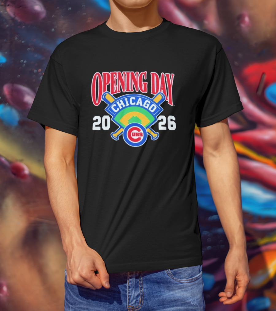 Chicago Cubs 2026 MLB Opening Day T-Shirt