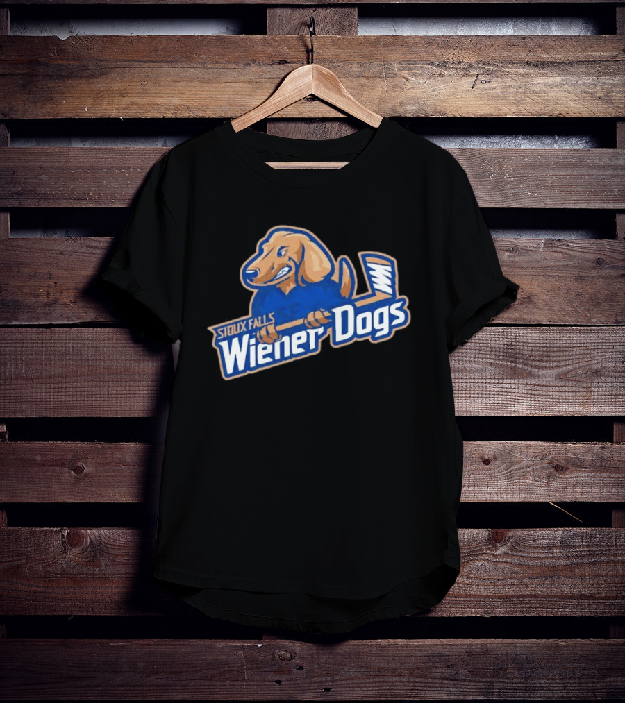 Sioux Falls Wiener Dogs Hockey Team Fighting Dog T-Shirt