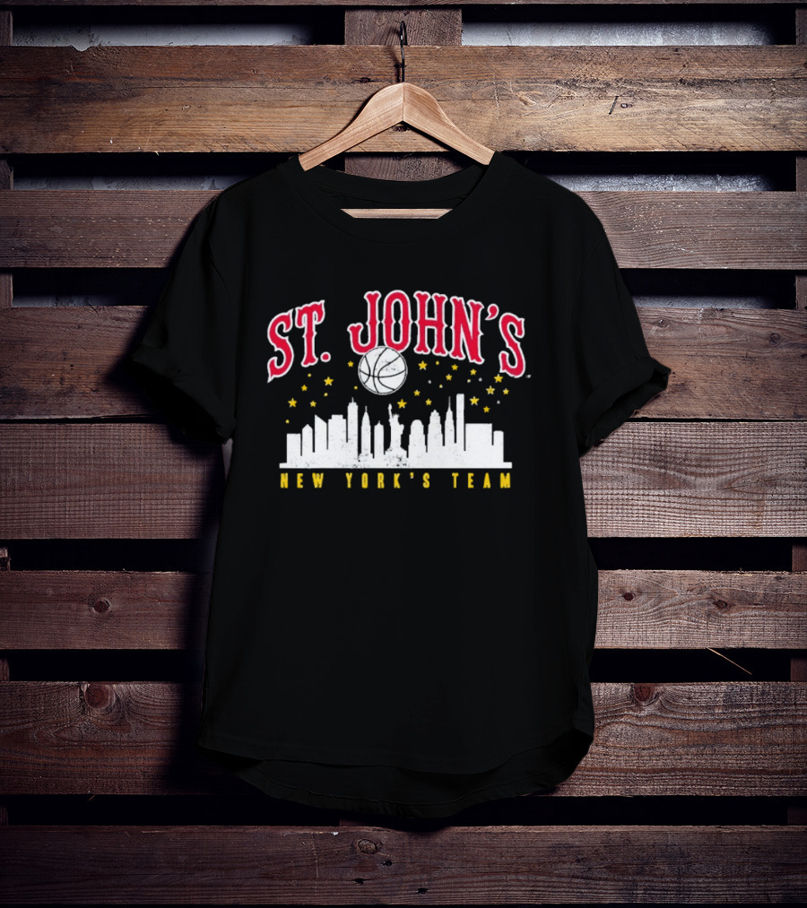 St. John's New York's Team Skyline Stars Moon T-Shirt