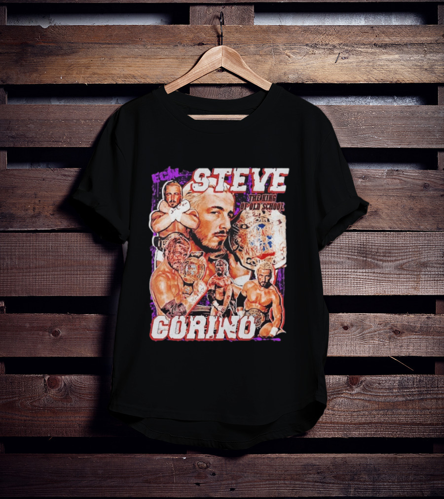 ECW Steve Corino The King Of Old School Wrestling Champion T-Shirt