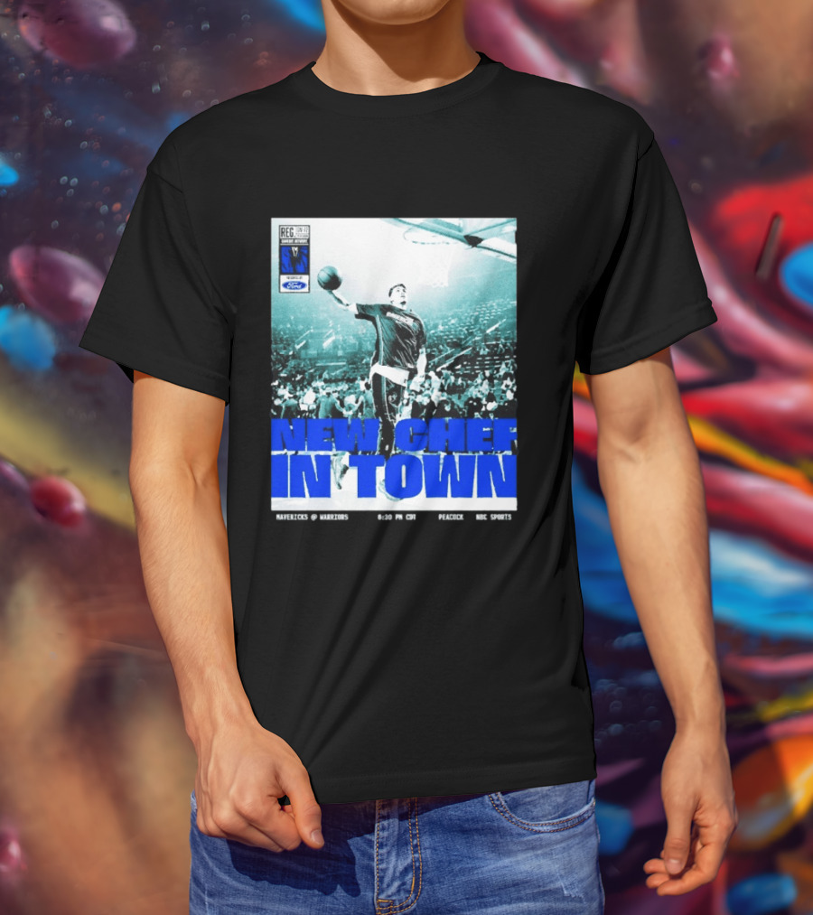 Dallas Mavericks New Chef In Town Cooper Flagg 2025 2026 NBA Season T-Shirt