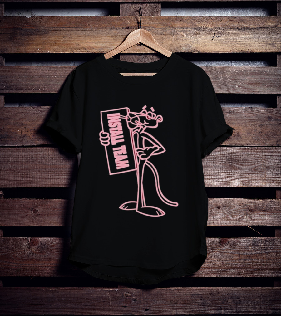 New York Sunshine Pink Panther Install Team T-Shirt