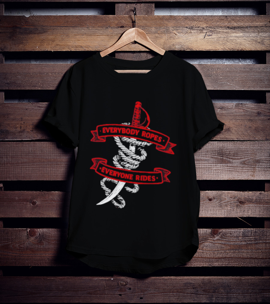 Everybody Ropes Everyone Rides Buffalo Sabres Rope Sword T-Shirt