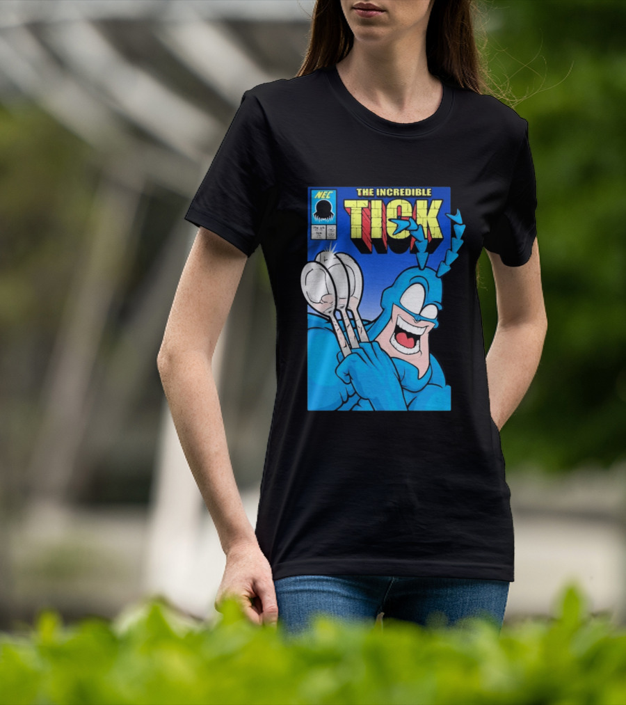 The Incredible Tick Spoon NEC Comic 324 T-Shirt