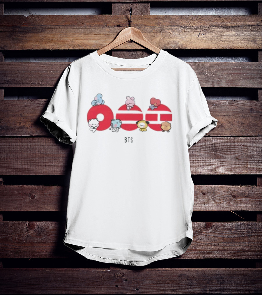 BTS Arirang Tour 2026 BT21 Characters T-Shirt