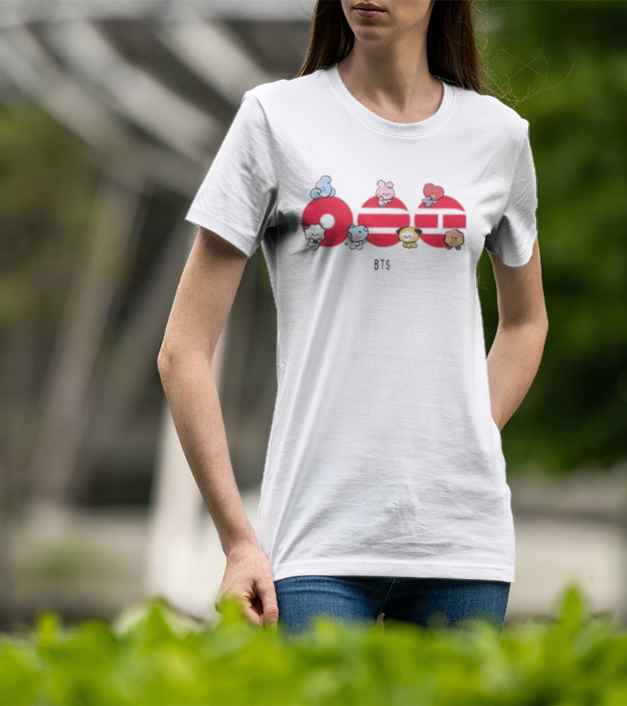BTS Arirang Tour 2026 BT21 Characters T-Shirt