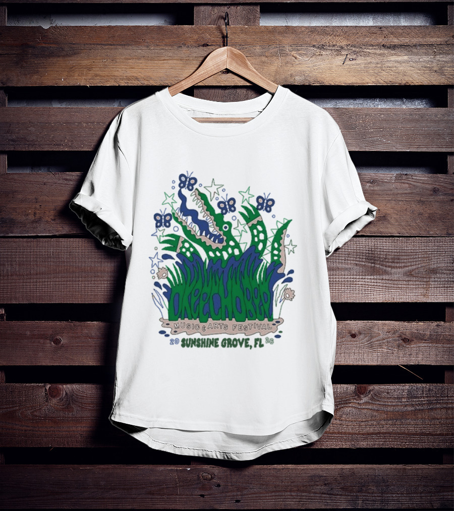 Okeechobee Music & Arts Festival Sunshine Grove FL 2026 Lineup T-Shirt