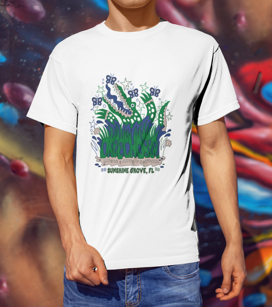 Okeechobee Music & Arts Festival Sunshine Grove FL 2026 Lineup T-Shirt