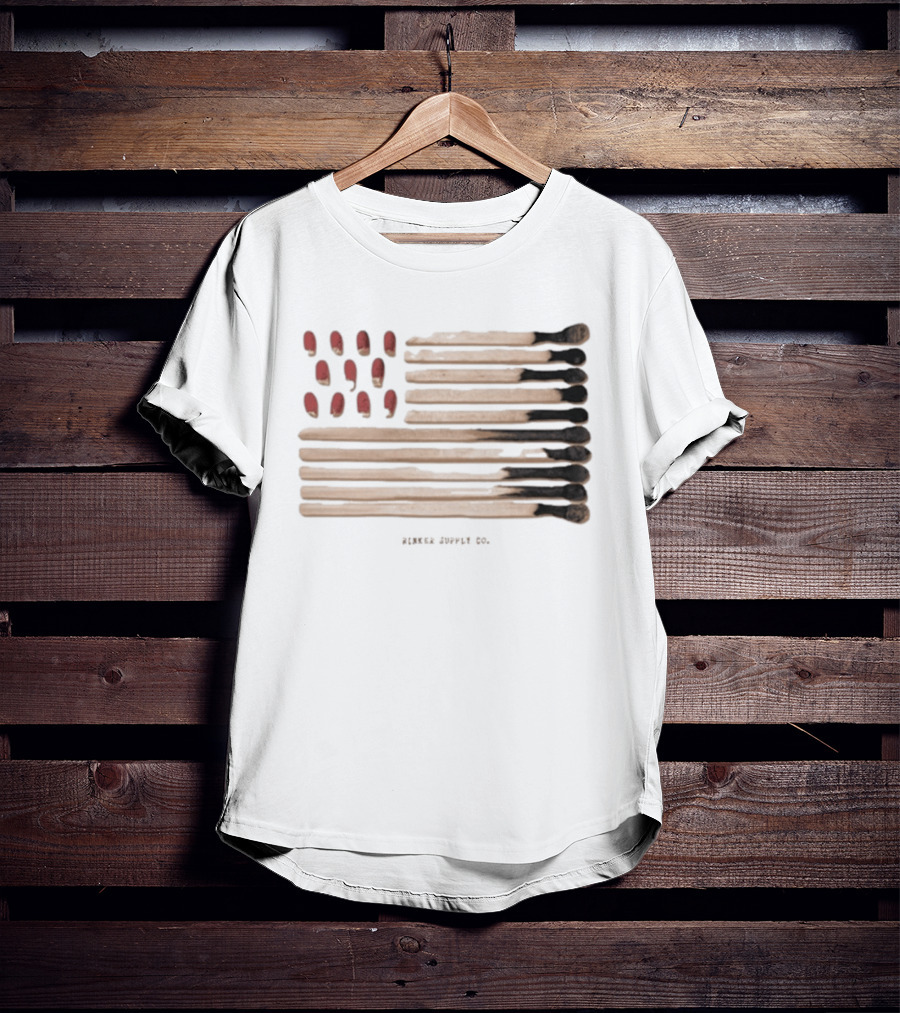 Noah Rinker Rinker Supply Co Matches American Flag T-Shirt