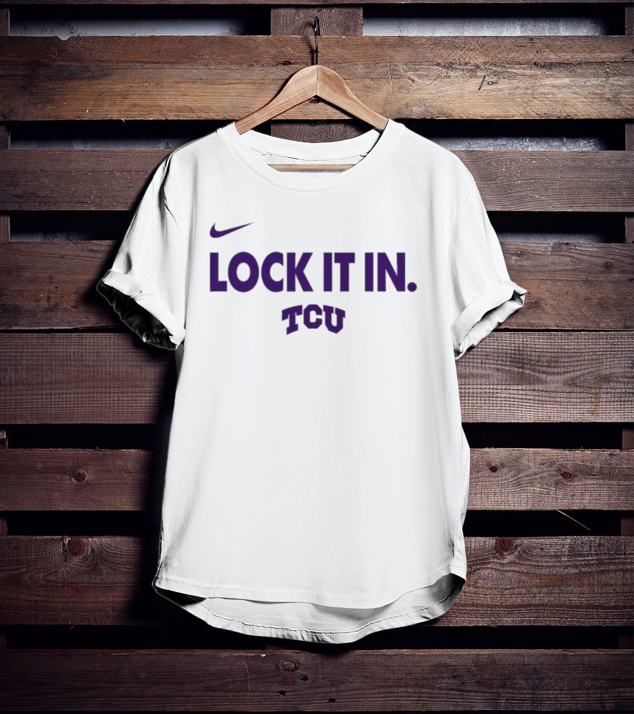 Nike TCU Lock It In Basketball March Madness T-Shirt
