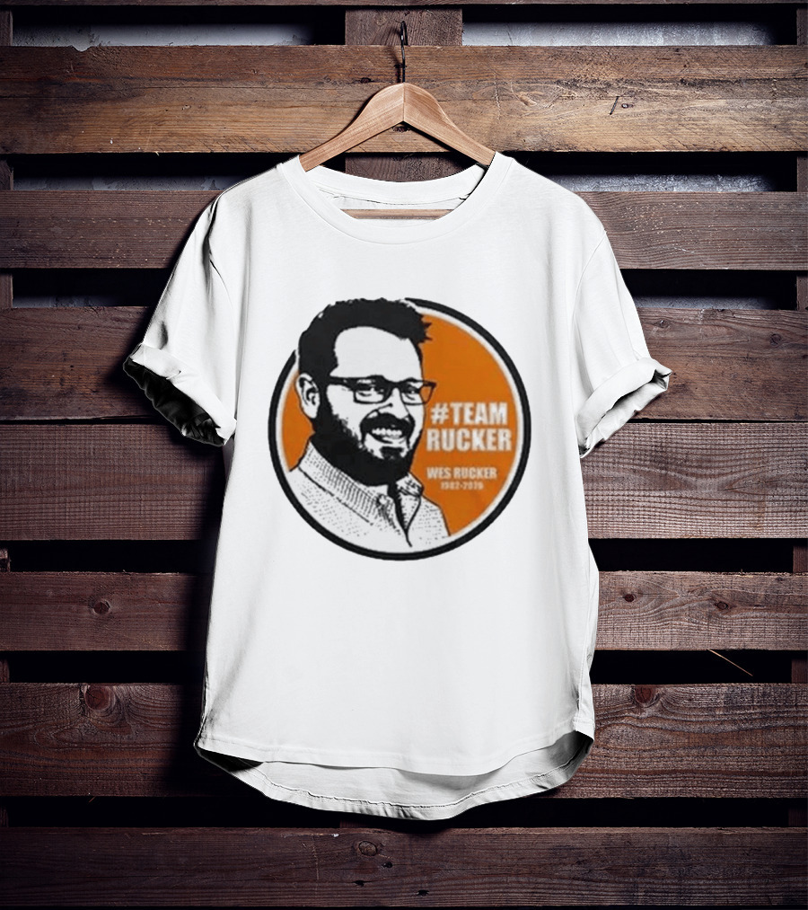 Tennessee Volunteers #TeamRucker Wes Rucker 1982 2019 T-Shirt
