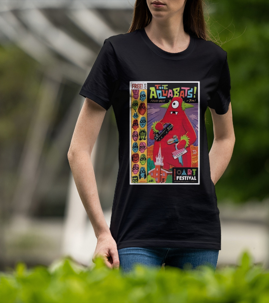 THE AQUABATS! St. George Festival April 3 2026 Featuring Monster And Masked Characters T-Shirt