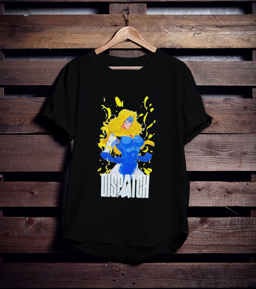 Dispatch Blonde Blue Heroic Character Blazer T-Shirt