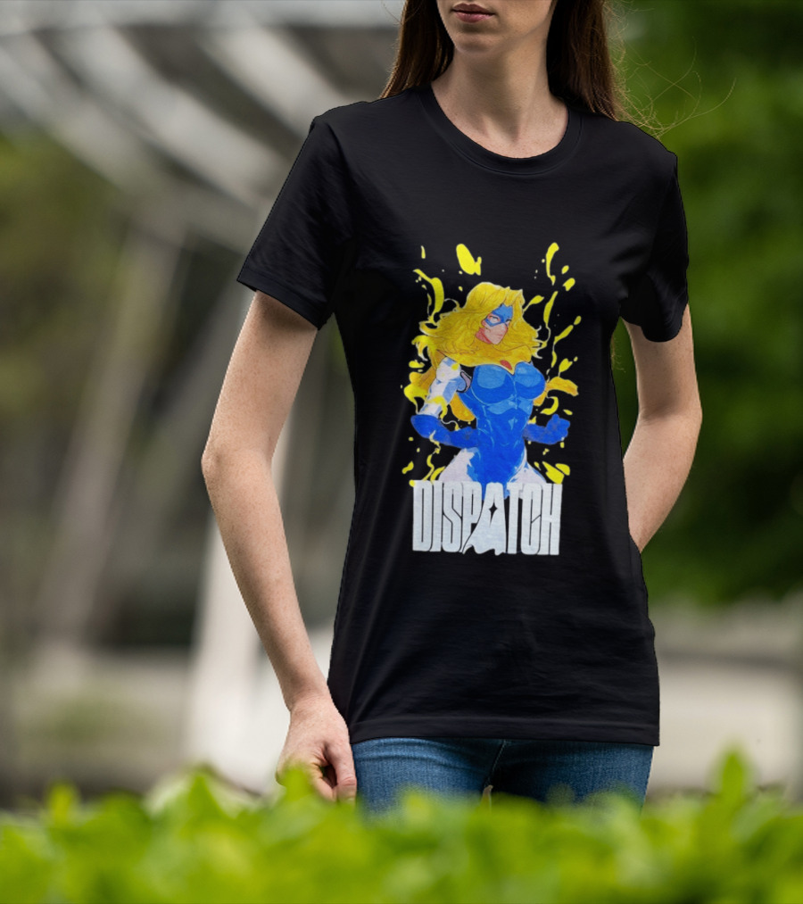 Dispatch Blonde Blue Heroic Character Blazer T-Shirt
