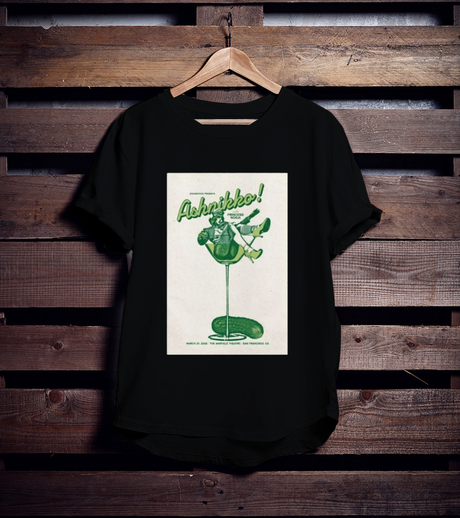 Ashnikko Princess Nokia The Warfield Theatre San Francisco March 21 2026 T-Shirt
