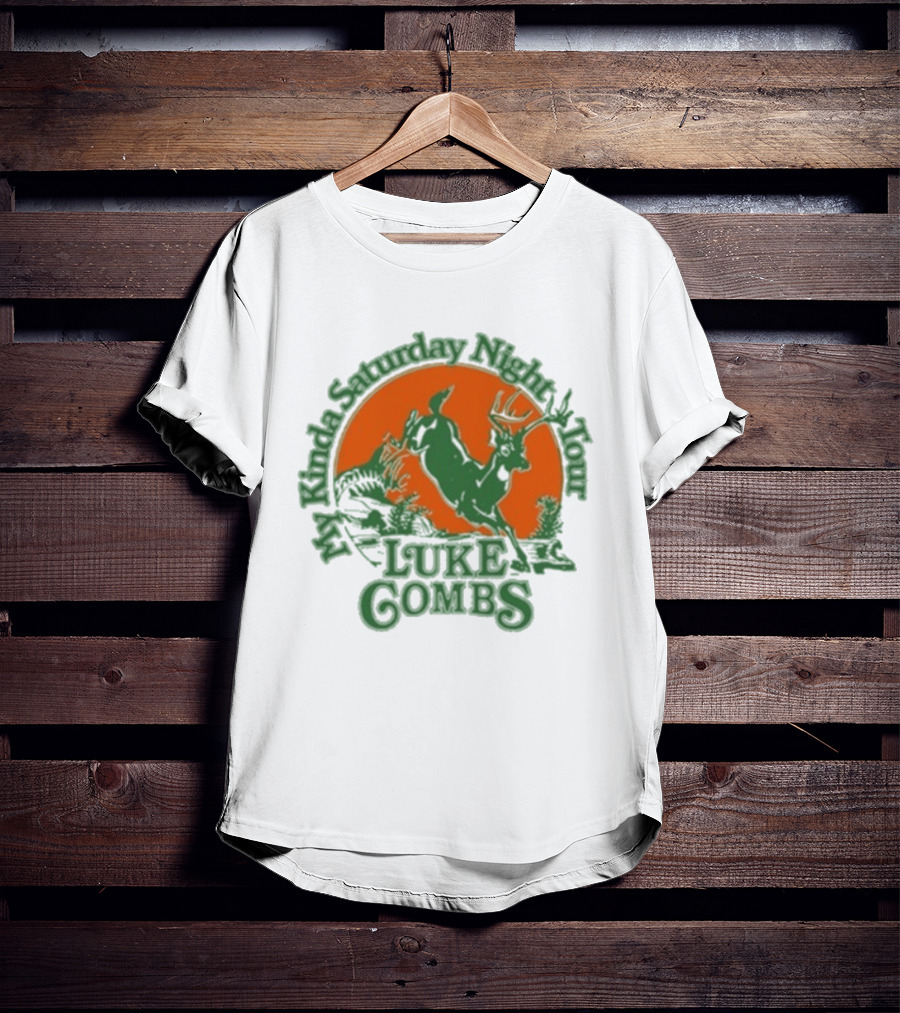 Luke Combs My Kinda Saturday Night Deer Tour 2026 T-Shirt