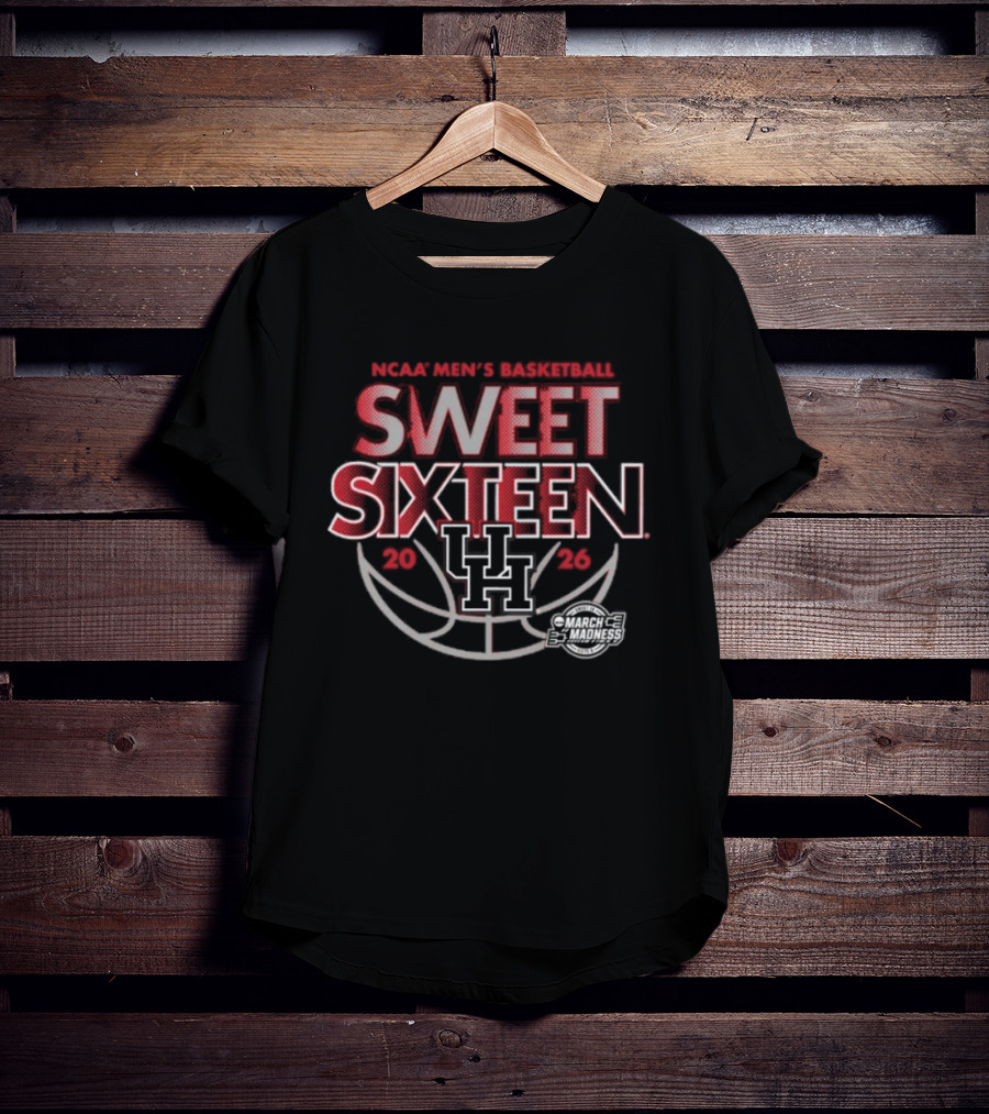 NCAA Men's Basketball UH Sweet Sixteen 2026 March Madness T-Shirt