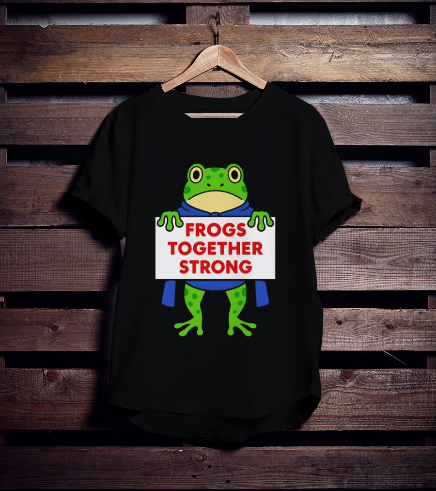 Frogs Together Strong Portland Newsom T-Shirt
