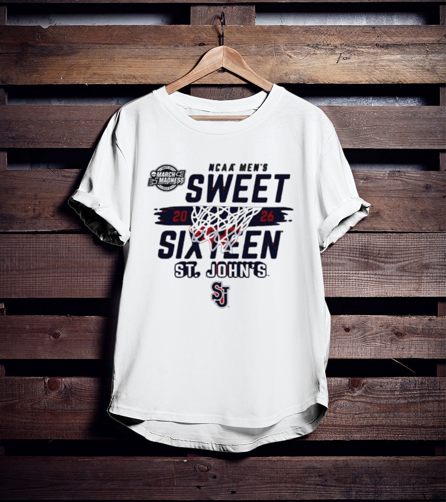 NCAA Men's Sweet Sixteen 2026 St. John's Basketball Bound T-Shirt