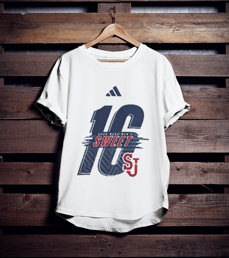 St. John's University Men's Basketball Sweet 16 SJ 2026 T-Shirt