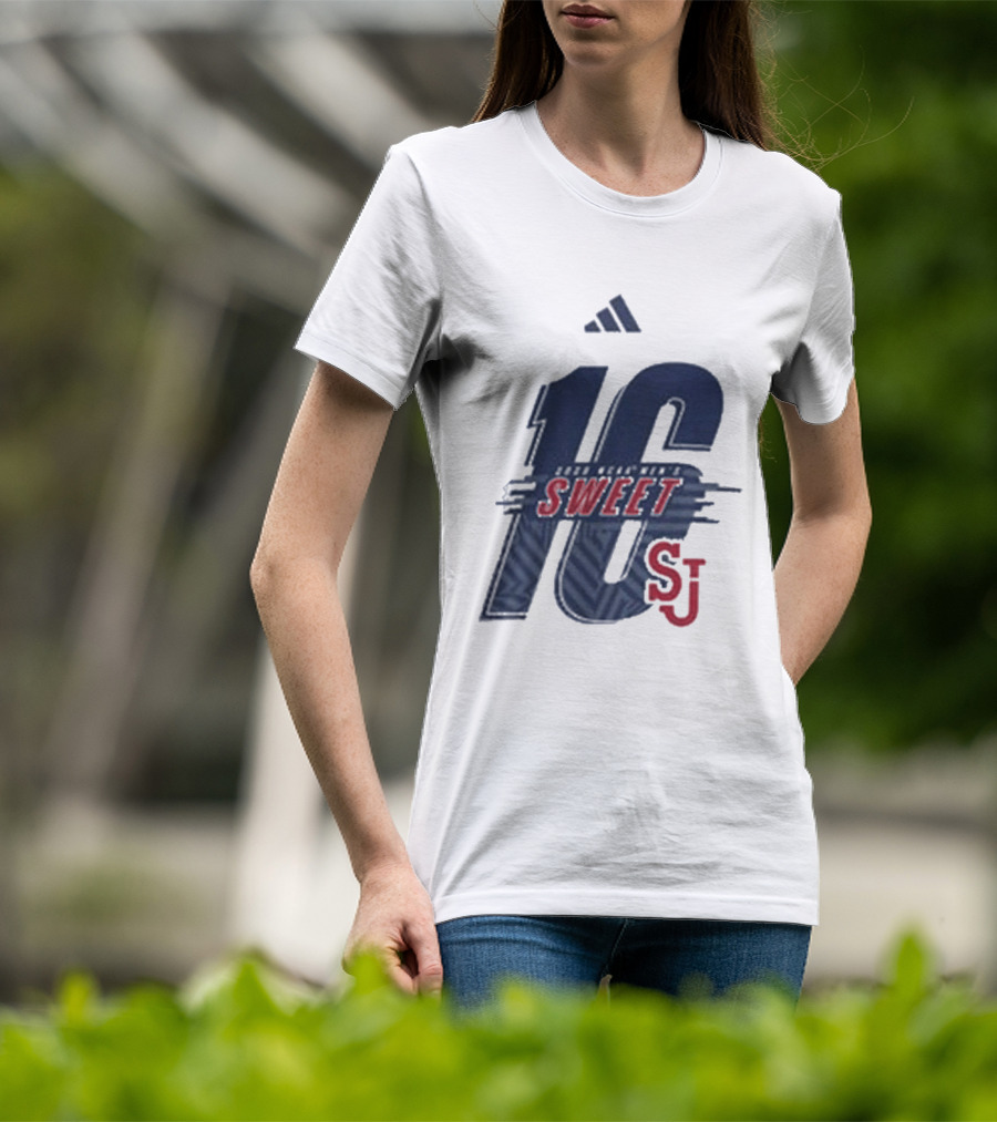 St. John's University Men's Basketball Sweet 16 SJ 2026 T-Shirt