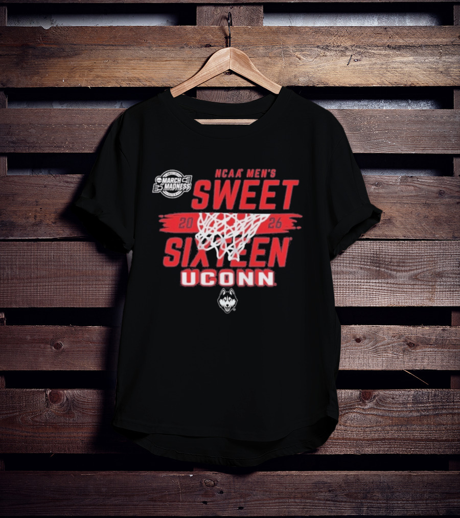 UConn NCAA Men's Sweet Sixteen 2026 T-Shirt