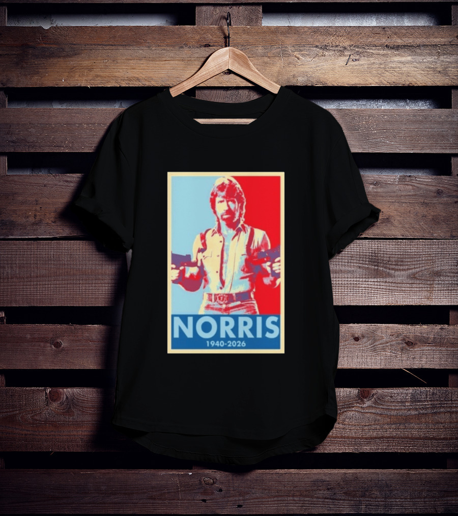 Norris 1940 2026 Retro Tribute With Dual Pistols T-Shirt