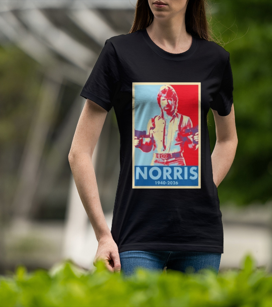 Norris 1940 2026 Retro Tribute With Dual Pistols T-Shirt