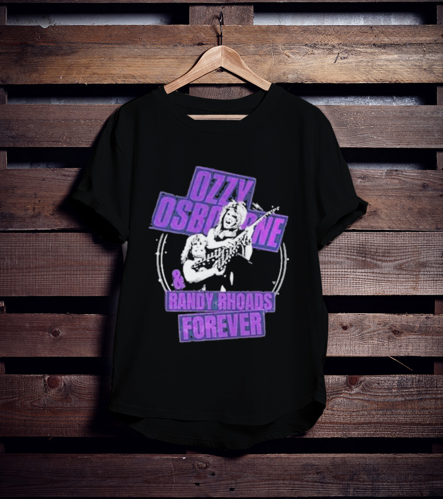 Ozzy Osbourne Randy Rhoads Forever Purple T-Shirt