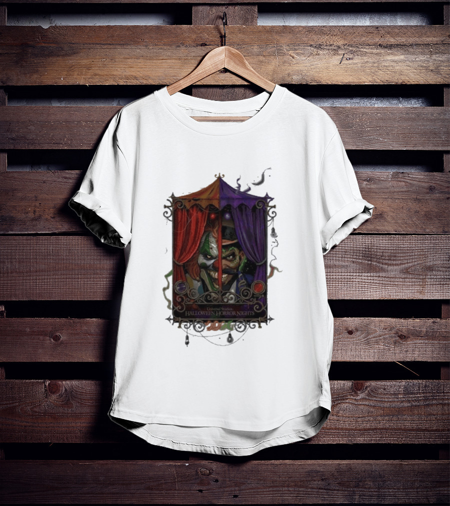Universal Studios Halloween Horror Nights 2026 Dark Carnival Clown T-Shirt