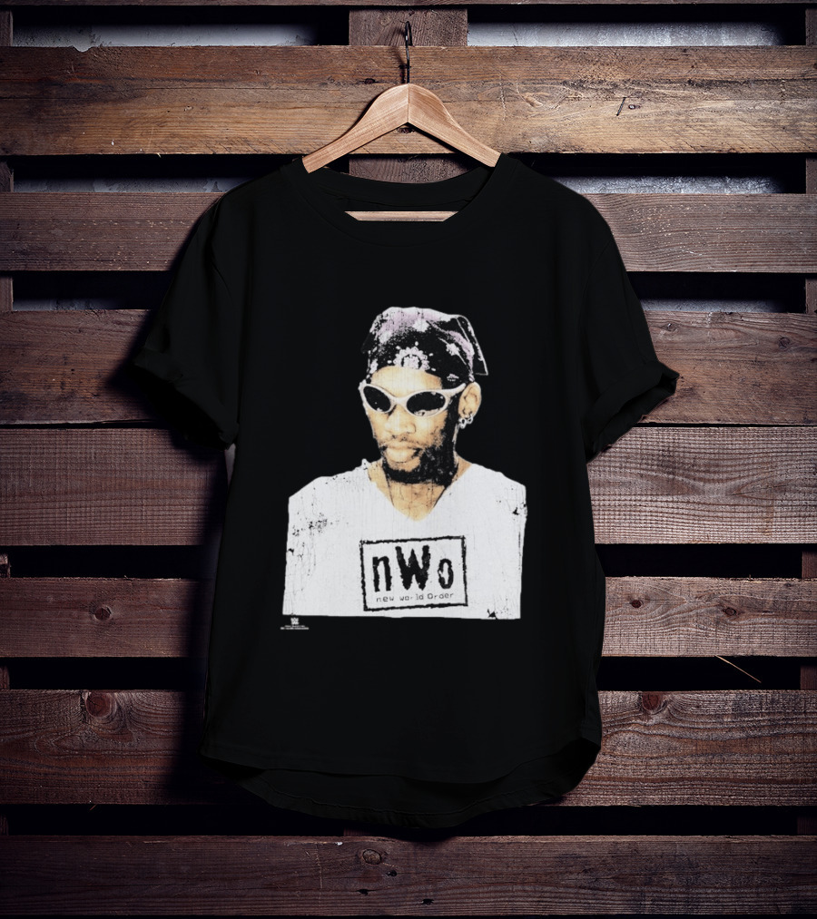 Dennis Rodman NWO New World Order Snow Wash T-Shirt