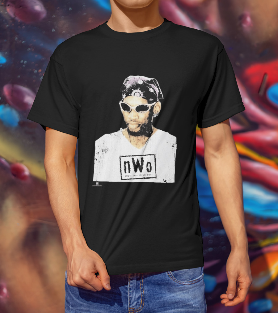 Dennis Rodman NWO New World Order Snow Wash T-Shirt