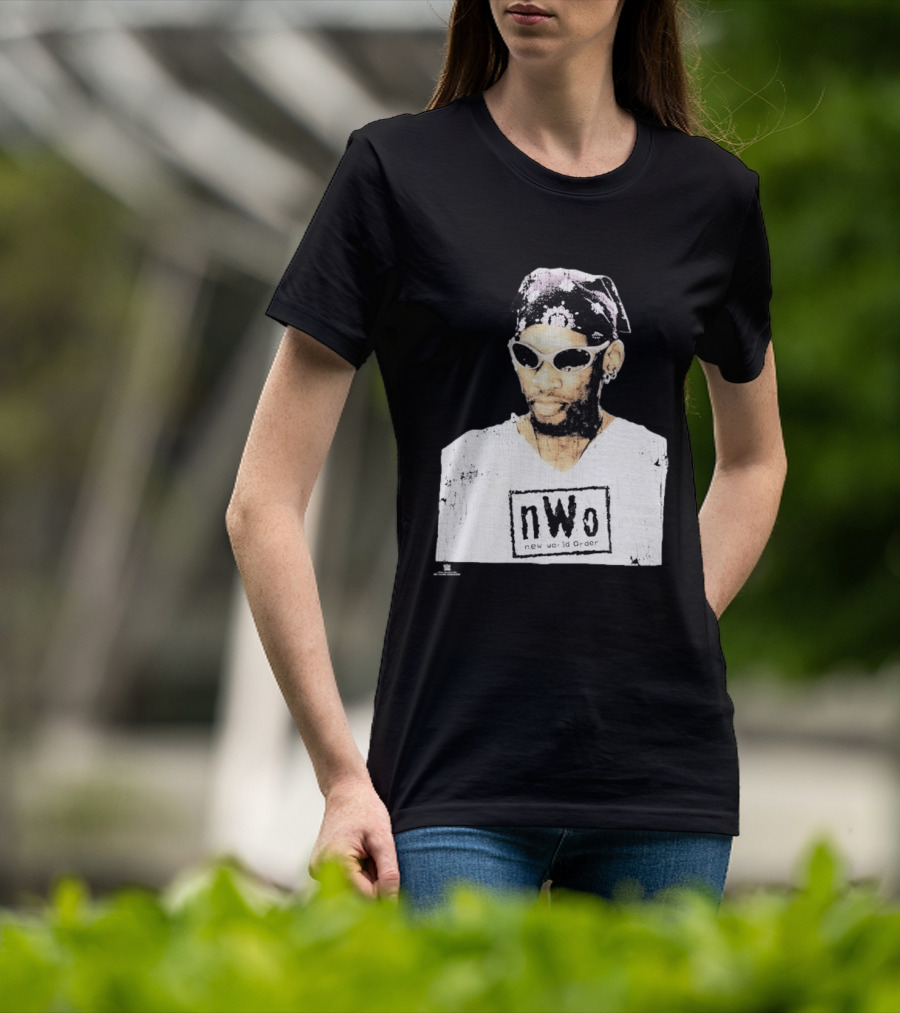 Dennis Rodman NWO New World Order Snow Wash T-Shirt