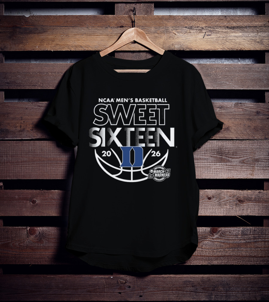 NCAA Men's Basketball Duke Blue Devils Sweet Sixteen 2026 T-Shirt