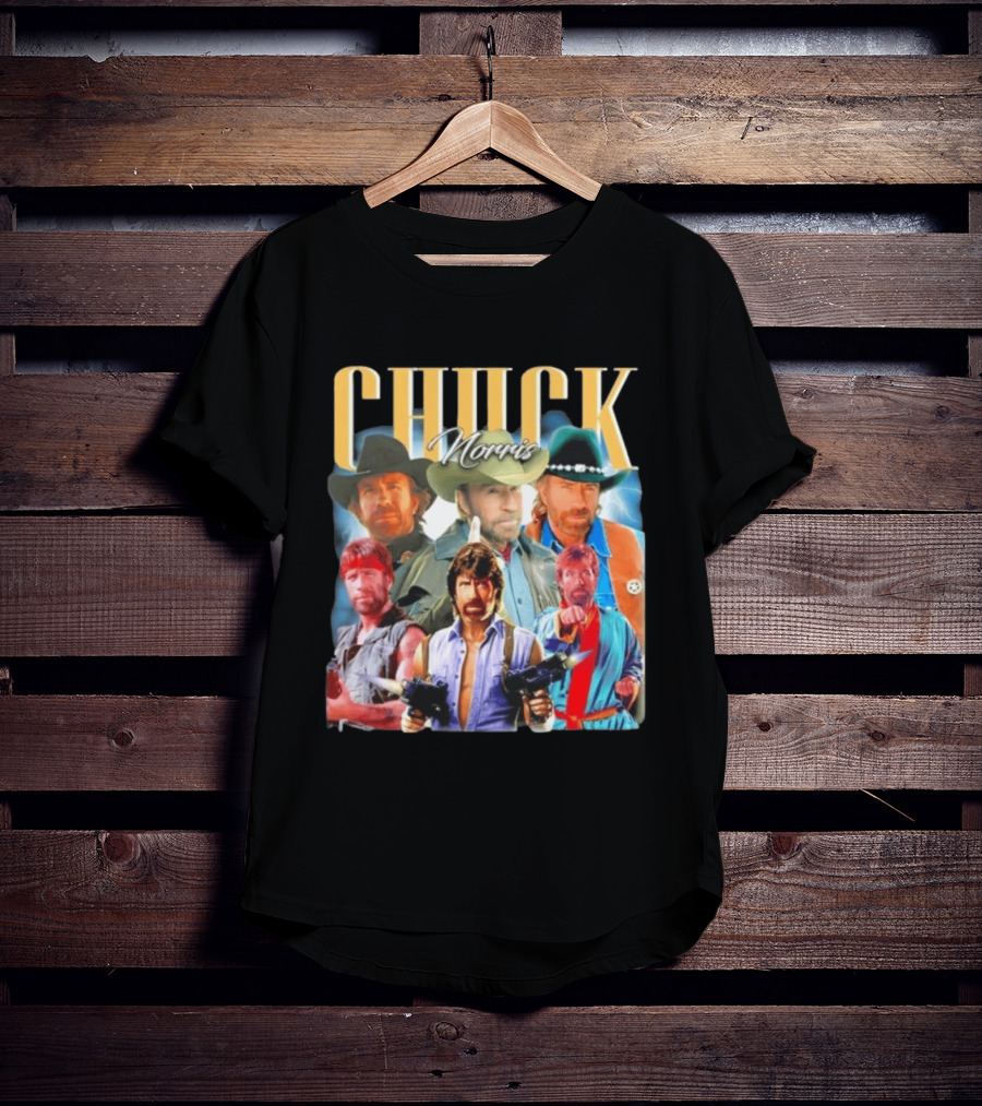 Chuck Norris 1940 2026 Collage Texas Ranger Legend T-Shirt